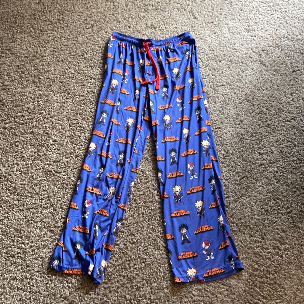My Hero Academia pajamas.  Size large.